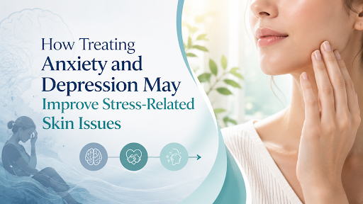 How Treating Anxiety and Depression May Improve Stress-Related Skin Issues